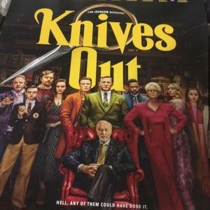 Knives Out film movie poster NEW 1st first one new 2019 13 x 20 who dun it